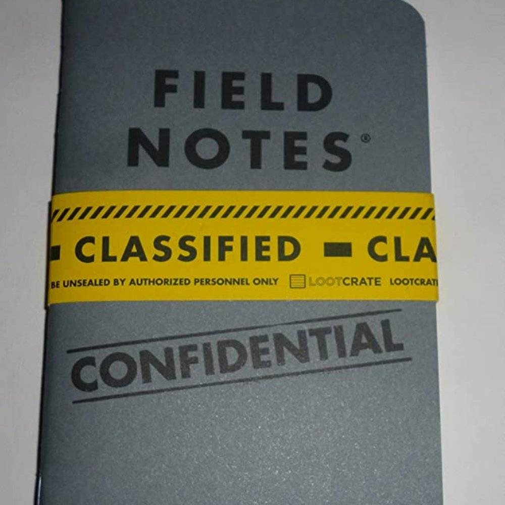 Field notes set of two notepads LOOTCRATE EXCLUSIVE